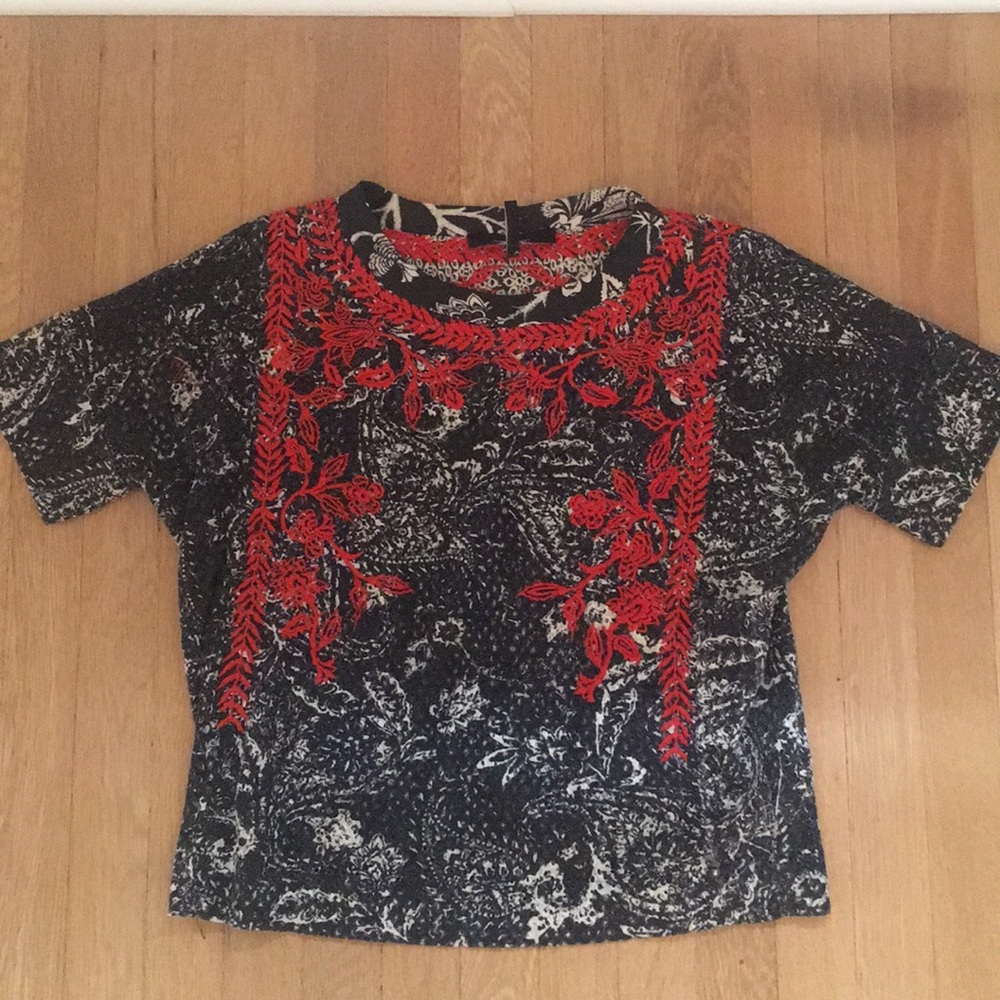Isabel Marant embroidered top
